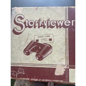 Antique Bakelite Stori-Viewer Like New Projector in it’s Original Box along with